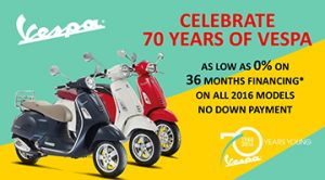 Vespa Scooter Sales