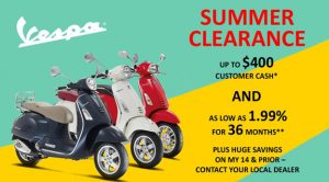 Vespa Scooter Sales