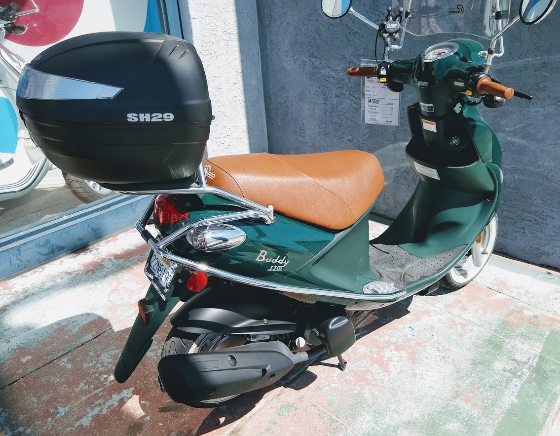 USEDGREENBUDDY2 San Diego Scooters Vespa Genuine Piaggio