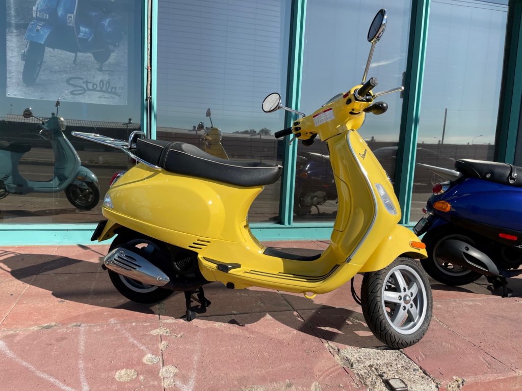 Vespa-lx-yellow-1 | San Diego Scooters | Vespa | Genuine | Piaggio