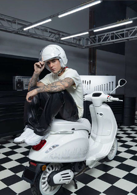 2023 Justin Bieber X Vespa Sprint Special Edition Scooter 