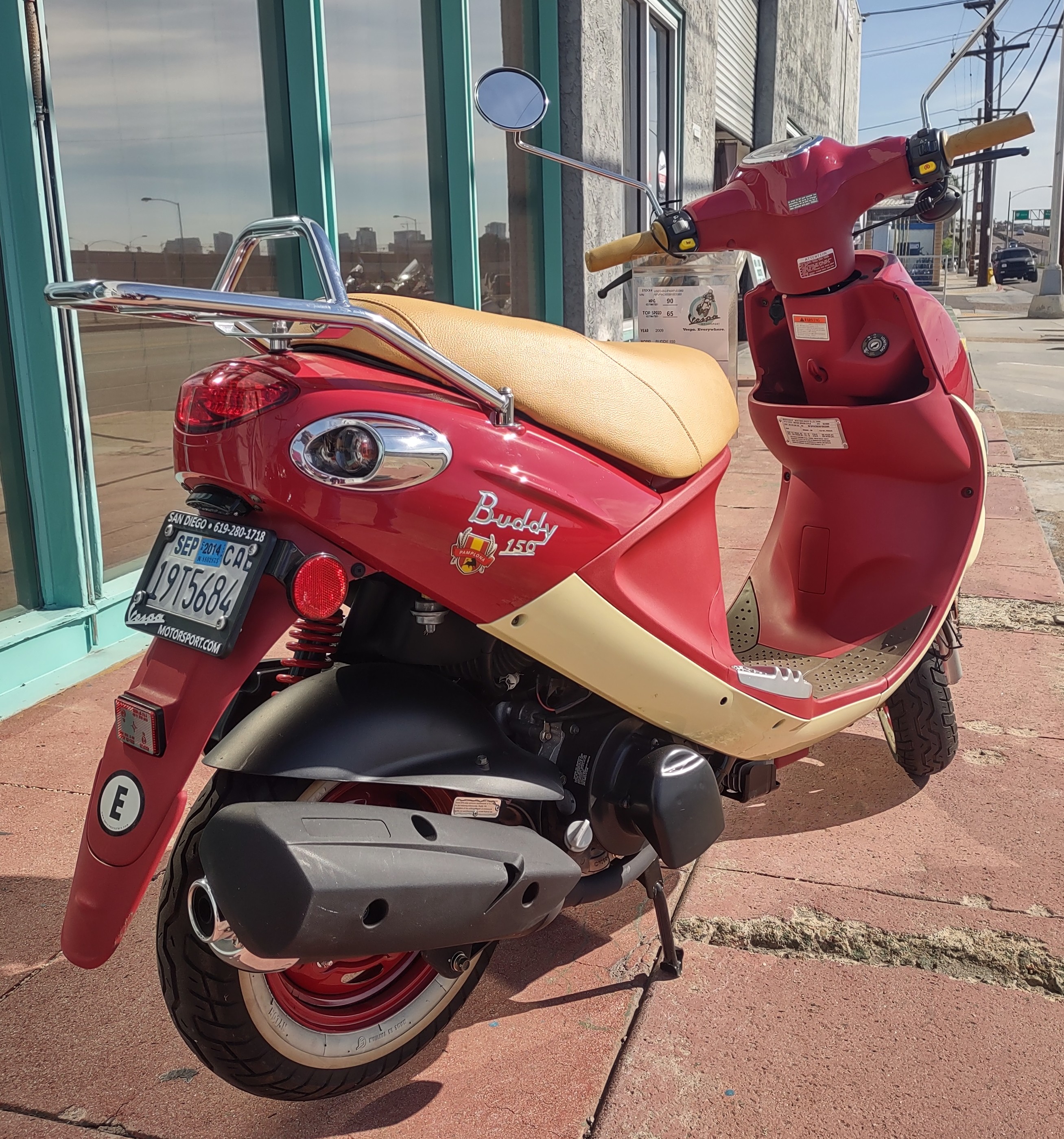 pam0 San Diego Scooters Vespa Genuine Piaggio