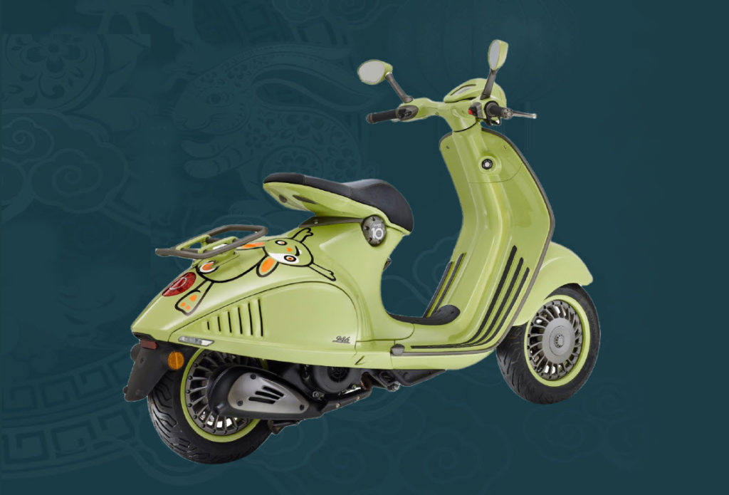 2023 YEAR OF THE RABBIT VESPA 946 (ONE IN STOCK) | San Diego Scooters ...