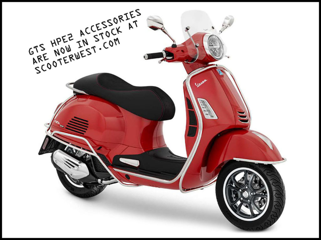 Check out huge of NEW accessories for your 2023 Vespa GTS HPE2 at Scooterwest.com | San Diego Scooters | | Genuine | Piaggio